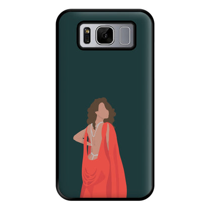 Red Dress - Queen B Phone Case for Galaxy S8 Plus