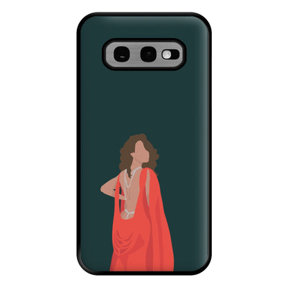 Red Dress - Queen B Phone Case for Galaxy S10e