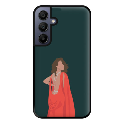 Red Dress - Queen B Phone Case for Galaxy A15