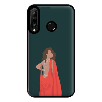 Red Dress - Queen B Phone Case for Huawei P30 Lite