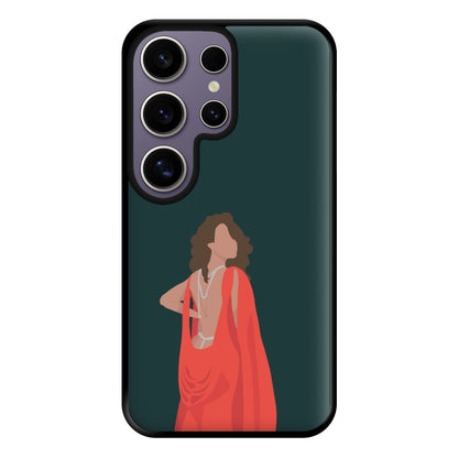 Red Dress - Queen B Phone Case for Galaxy S25 Ultra