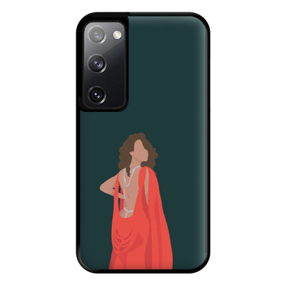 Red Dress - Queen B Phone Case for Galaxy S20