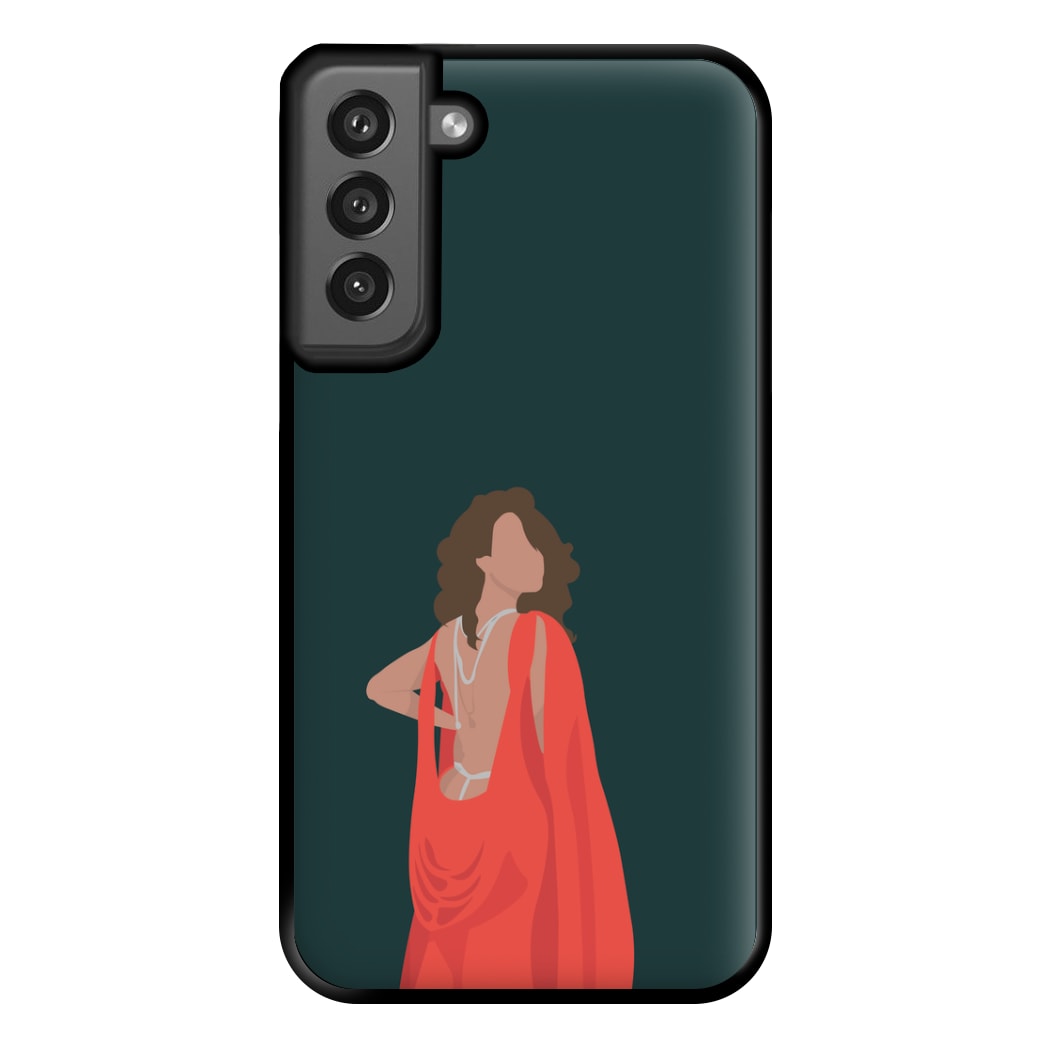 Red Dress - Queen B Phone Case for Galaxy S21FE