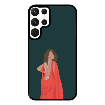 Red Dress - Queen B Phone Case for Galaxy S22 Ultra