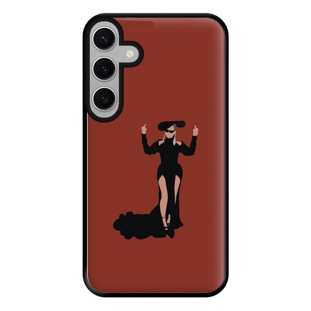 Middle Fingers - Queen B Phone Case for Galaxy S24FE