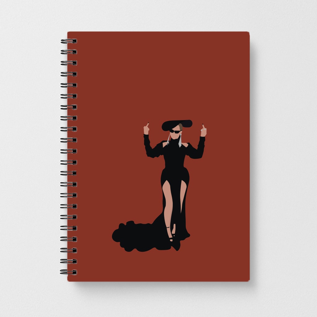 Middle Fingers - Queen B Notebook