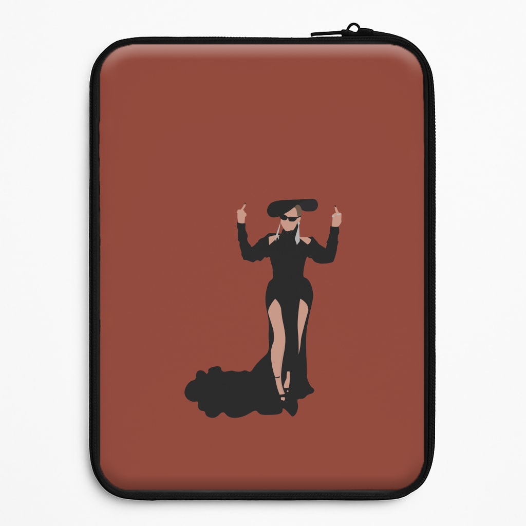 Middle Fingers - Queen B Laptop Sleeve