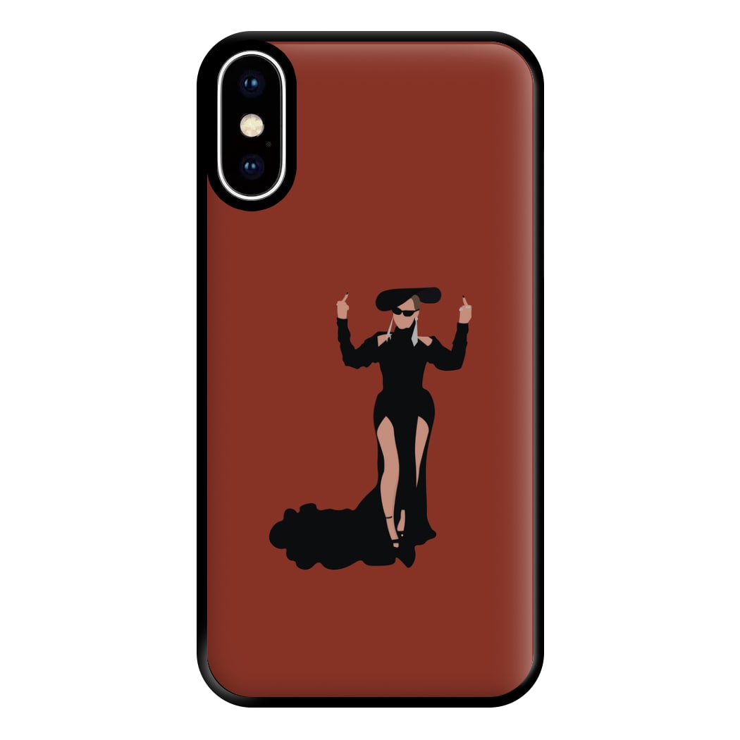 Middle Fingers - Queen B Phone Case for iPhone XS Max