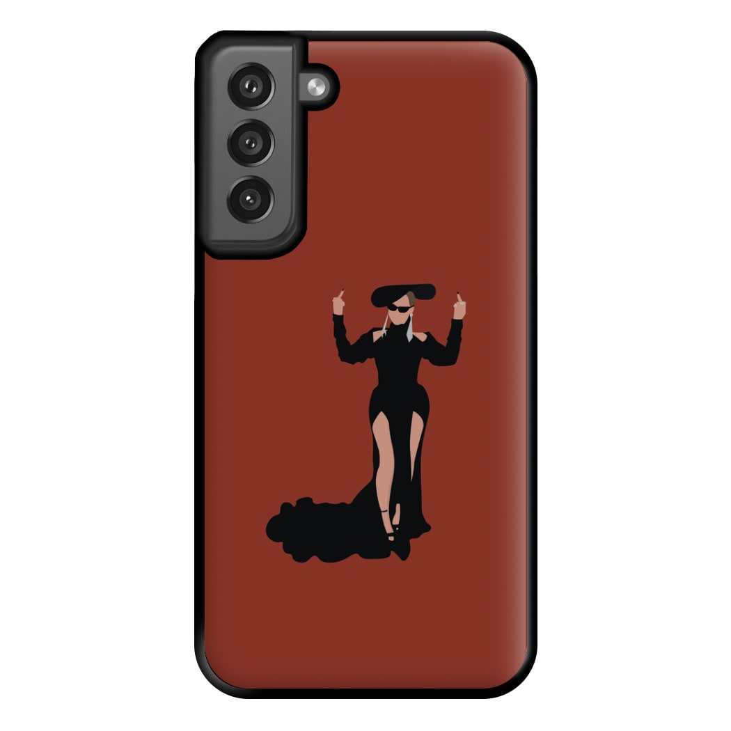 Middle Fingers - Queen B Phone Case for Galaxy S21FE