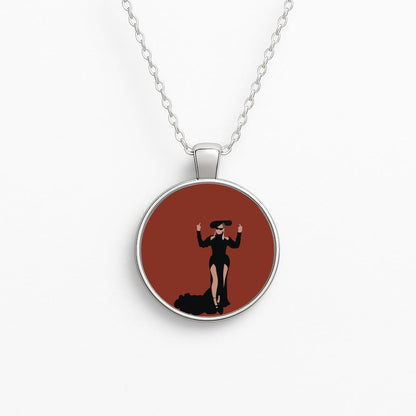 Middle Fingers - Queen B Circle Necklace