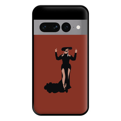 Middle Fingers - Queen B Phone Case for Google Pixel 7 Pro