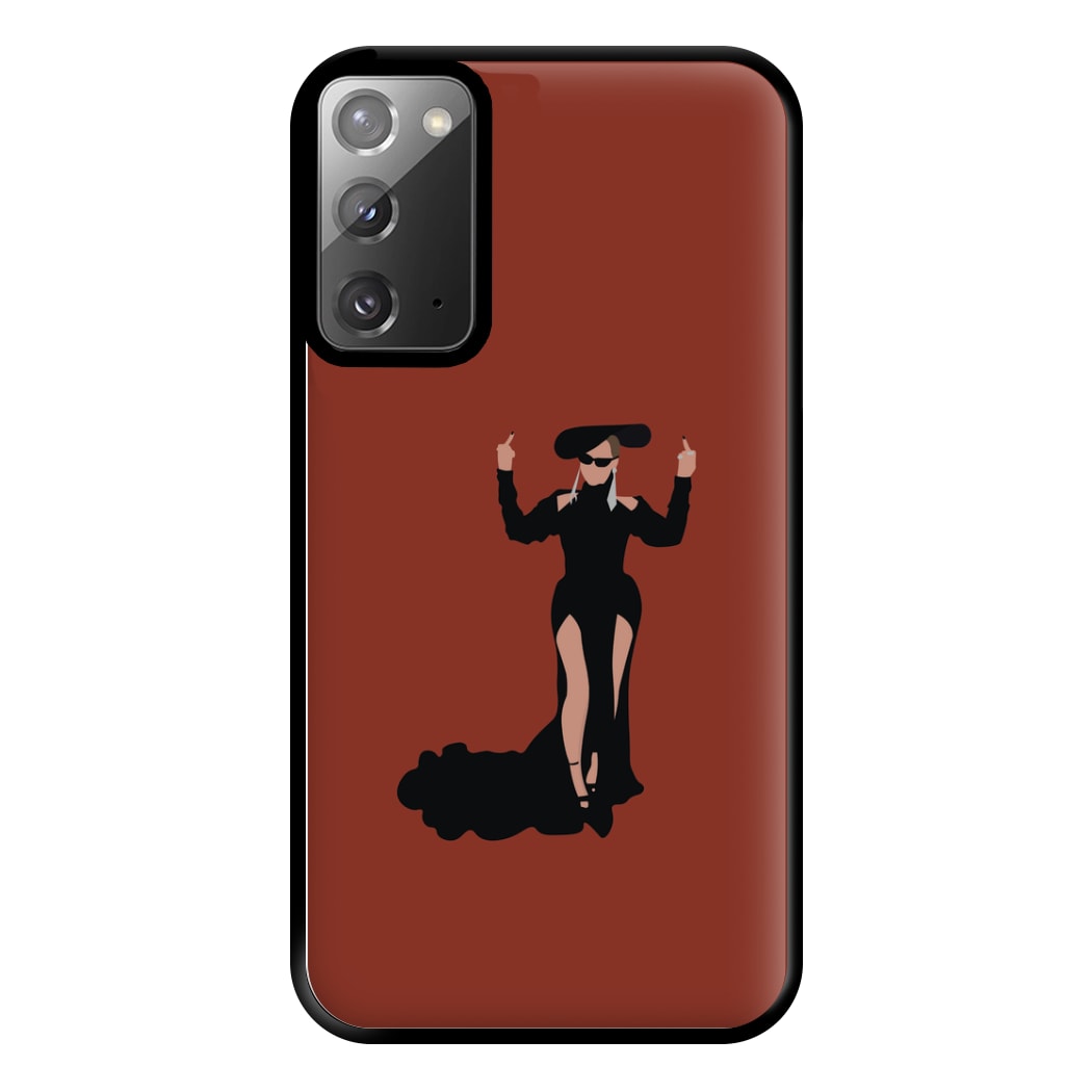 Middle Fingers - Queen B Phone Case for Galaxy Note 20 Ultra