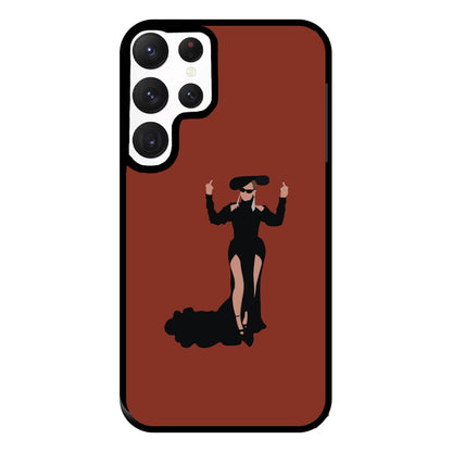 Middle Fingers - Queen B Phone Case for Galaxy S22 Ultra