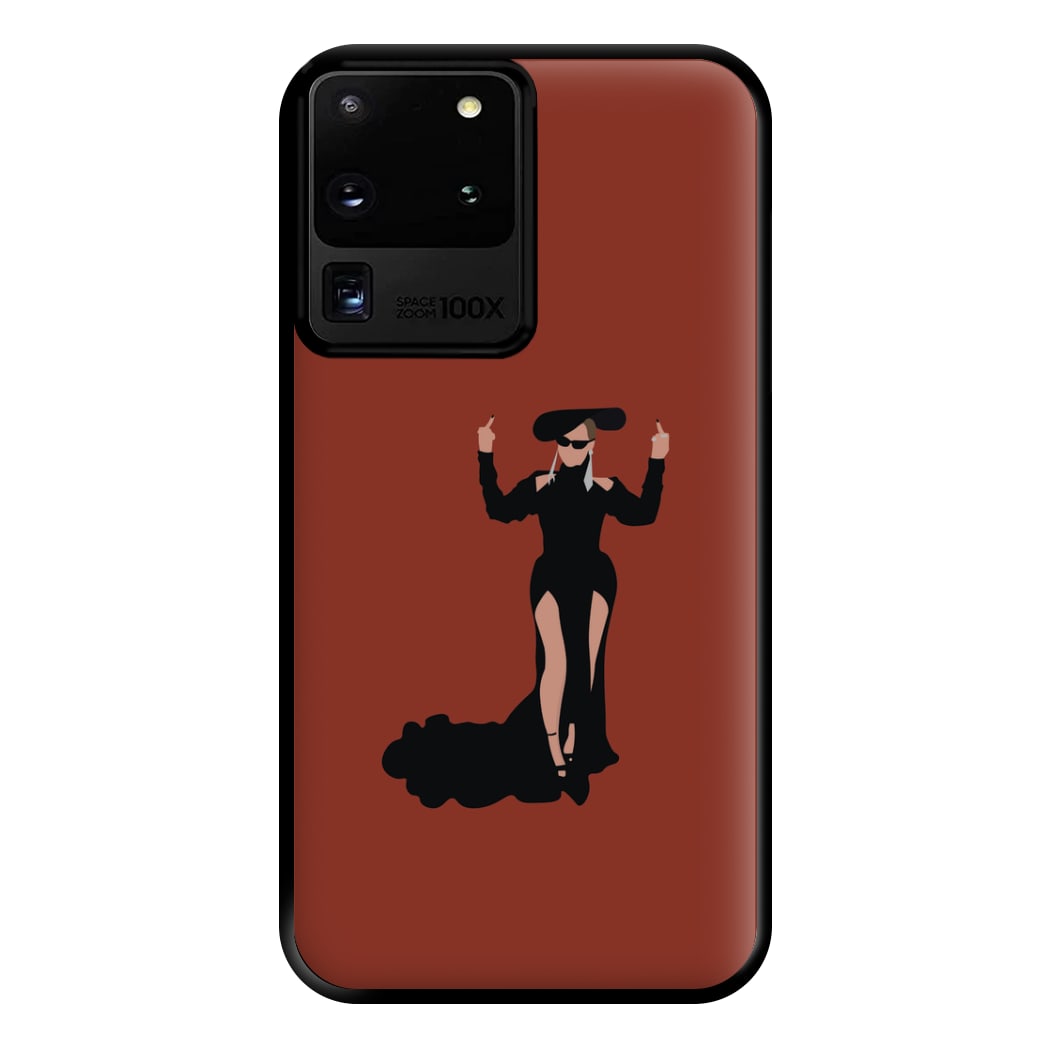 Middle Fingers - Queen B Phone Case for Galaxy S20 Ultra