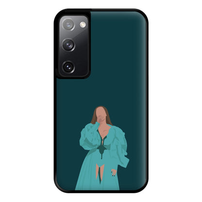 Green Dress - Queen B Phone Case for Galaxy S20