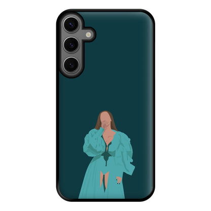 Green Dress - Queen B Phone Case for Galaxy S23FE