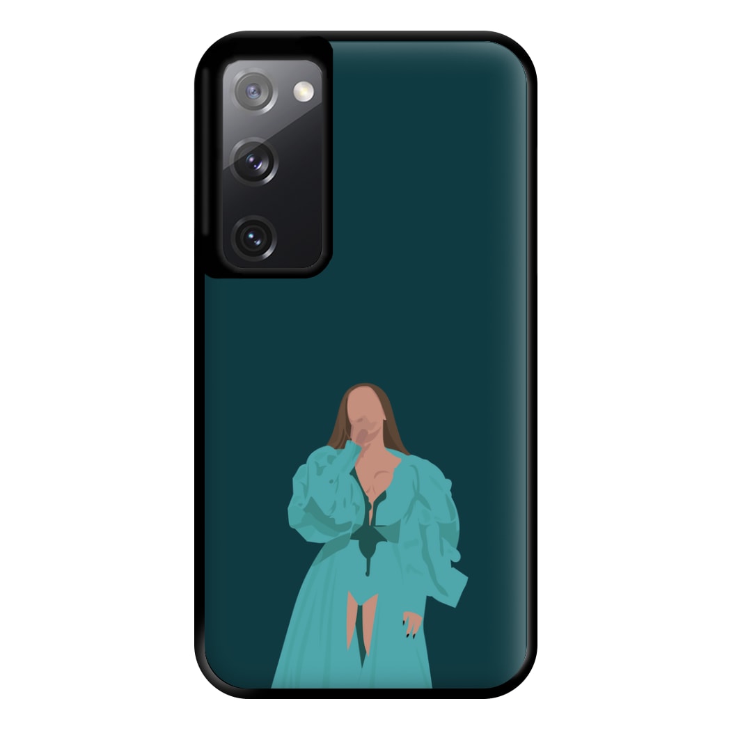 Green Dress - Queen B Phone Case for Galaxy S20FE