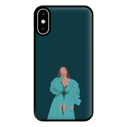 Green Dress - Queen B Phone Case for iPhone XS Max