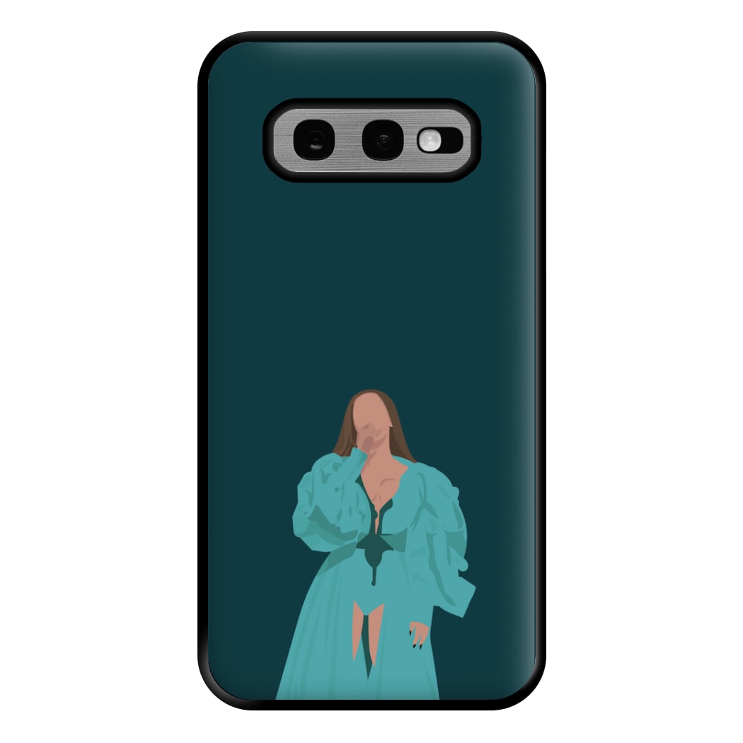 Green Dress - Queen B Phone Case for Galaxy S10e