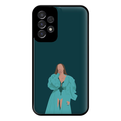 Green Dress - Queen B Phone Case for Galaxy A53