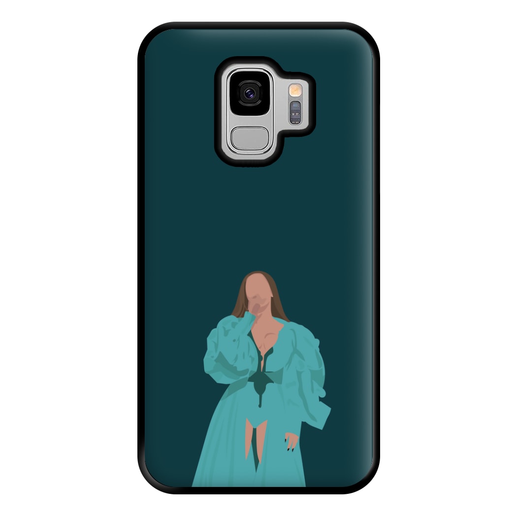 Green Dress - Queen B Phone Case for Galaxy S9 Plus