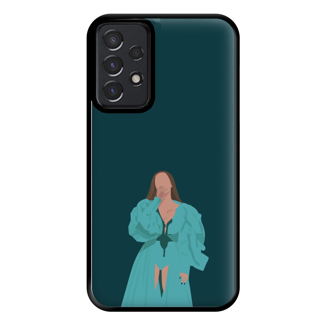 Green Dress - Queen B Phone Case for Galaxy A52 / A52s