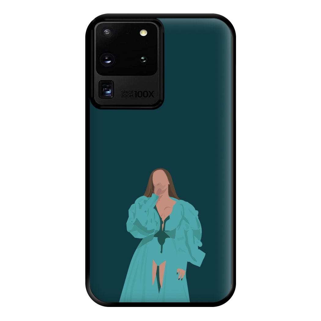 Green Dress - Queen B Phone Case for Galaxy S20 Ultra