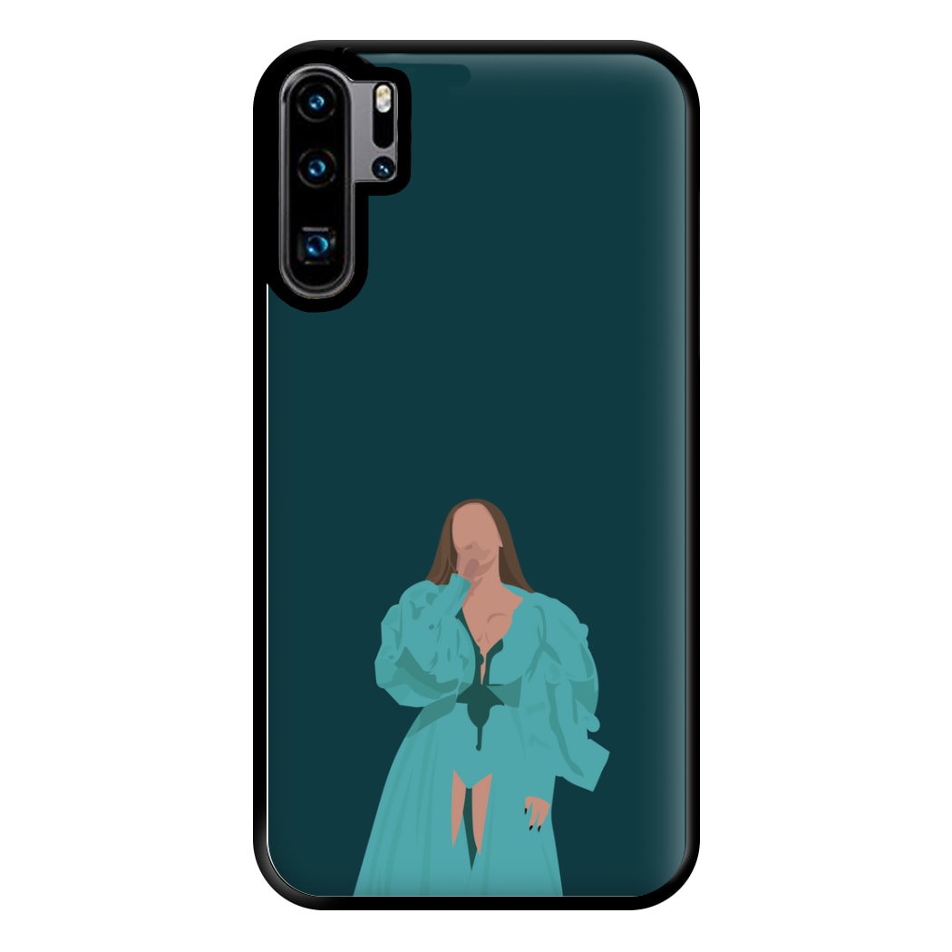 Green Dress - Queen B Phone Case for Huawei P30 Pro