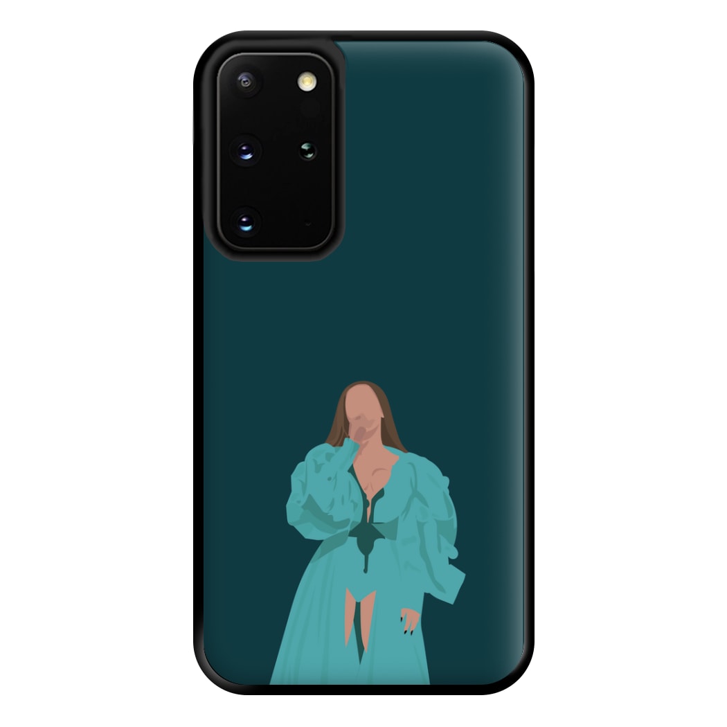 Green Dress - Queen B Phone Case for Galaxy S20 Plus