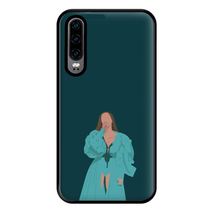 Green Dress - Queen B Phone Case for Huawei P30