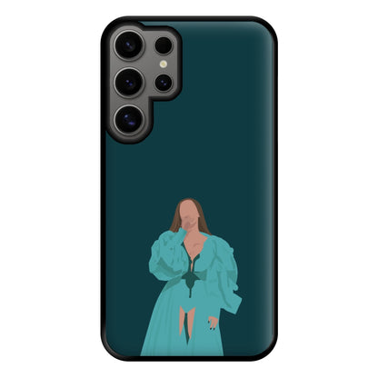 Green Dress - Queen B Phone Case for Galaxy S24 Ultra