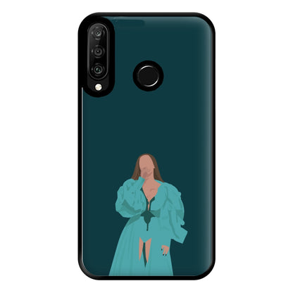 Green Dress - Queen B Phone Case for Huawei P30 Lite