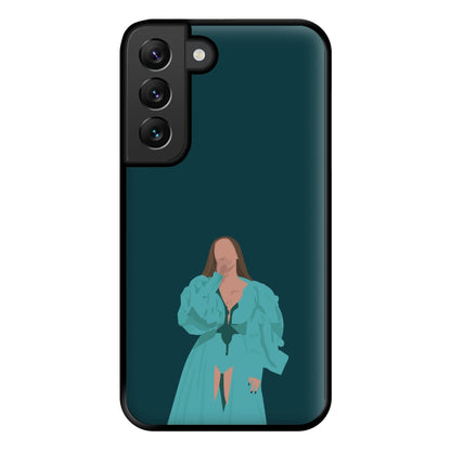 Green Dress - Queen B Phone Case for Galaxy S22 Plus