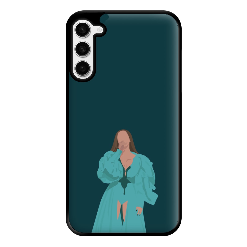 Green Dress - Queen B Phone Case for Galaxy S23 Plus