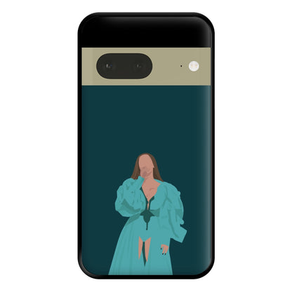 Green Dress - Queen B Phone Case for Google Pixel 7a