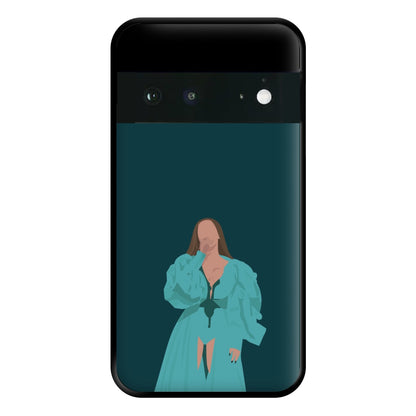 Green Dress - Queen B Phone Case for Google Pixel 6a