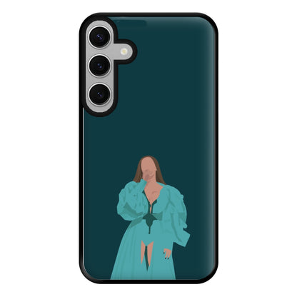 Green Dress - Queen B Phone Case for Galaxy S24FE