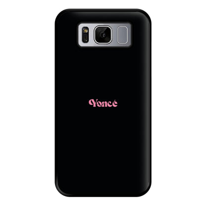 Yonce - Queen B Phone Case for Galaxy S8 Plus