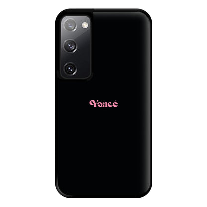 Yonce - Queen B Phone Case for Galaxy S20