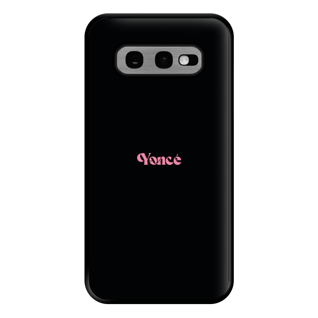 Yonce - Queen B Phone Case for Galaxy S10e