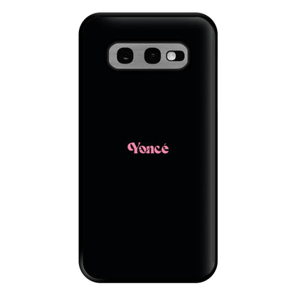 Yonce - Queen B Phone Case for Galaxy S10e