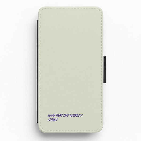 Who Run The World - Queen B Flip / Wallet Phone Case