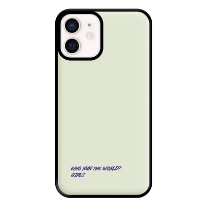 Who Run The World - Queen B Phone Case for iPhone 12 Mini