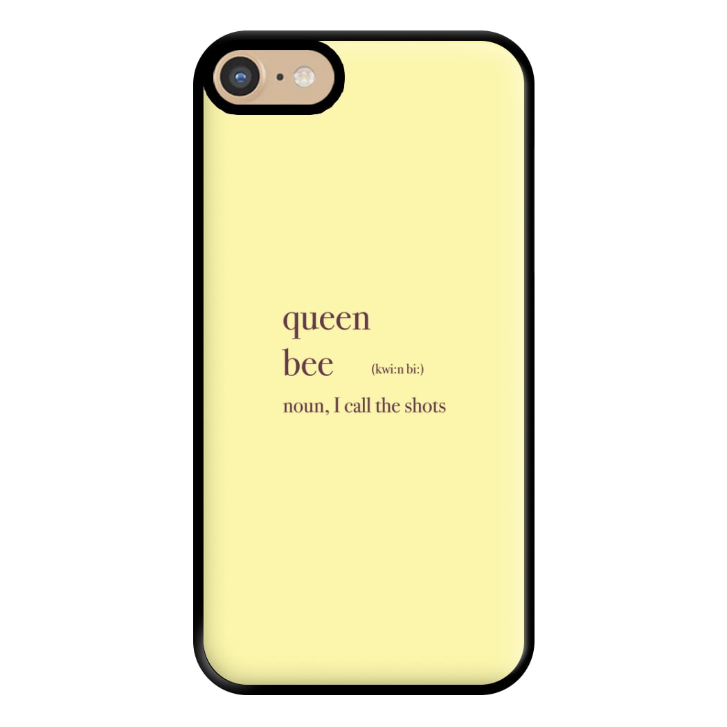 Queen Bee Definition - Queen B Phone Case for iPhone 6 / 7 / 8 / SE