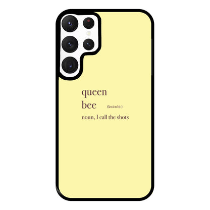 Queen Bee Definition - Queen B Phone Case for Galaxy S22 Ultra