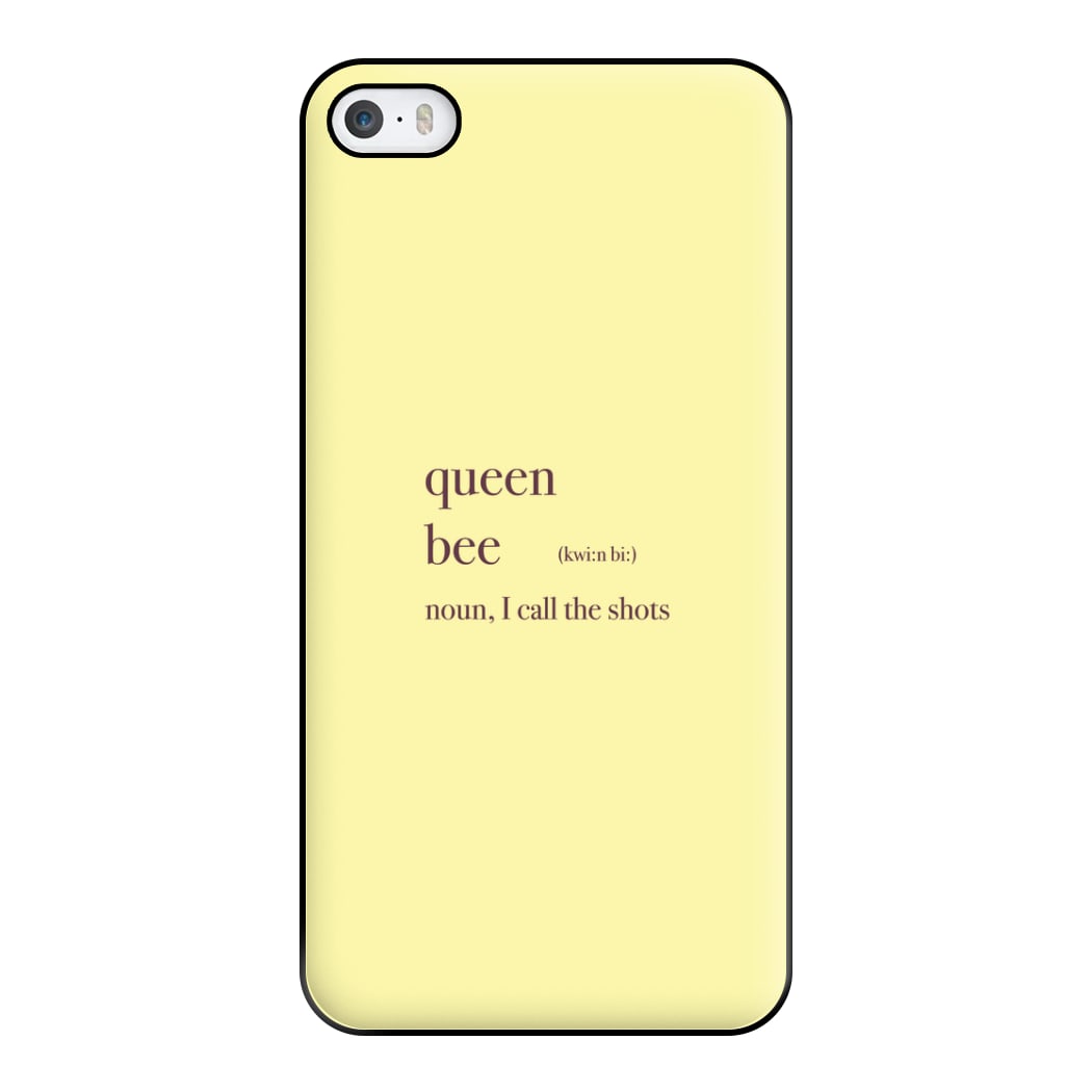 Queen Bee Definition - Queen B Phone Case for iPhone 5 / 5s / SE 2016