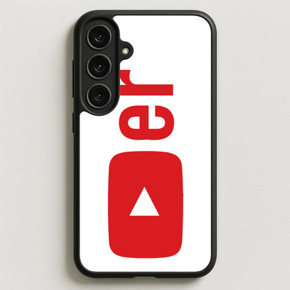 YouTuber Phone Case for Galaxy S25FE