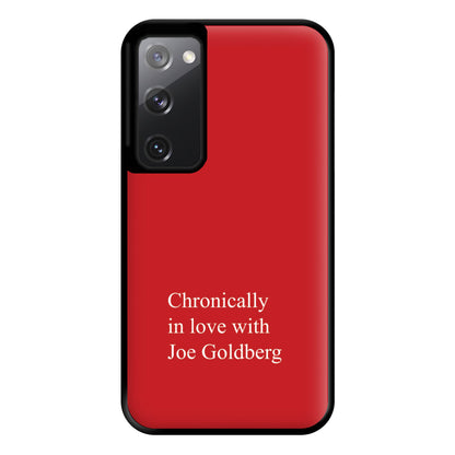 Chronically In Love With Joe Phone Case for Galaxy S20FE