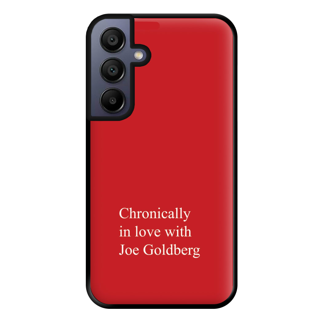 Chronically In Love With Joe Phone Case for Galaxy A16