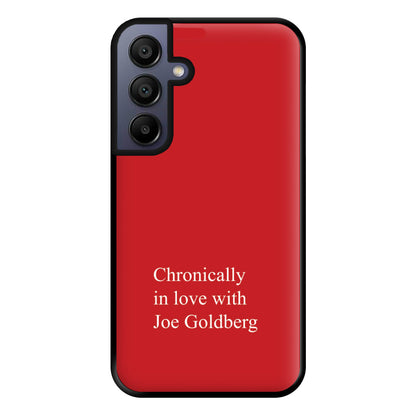Chronically In Love With Joe Phone Case for Galaxy A16